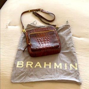 Brahmin Croc Leather Purse